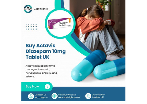 Trusted Actavis Diazepam 10mg Tablets