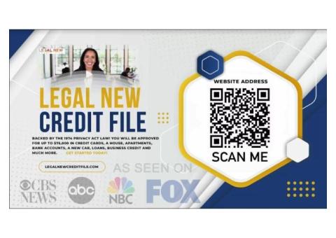 Start A Legal New Credit File Today!