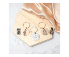 Personalized custom Photo Keychain