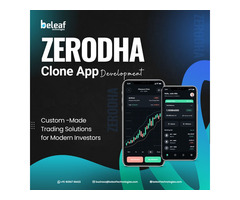 Top zerodha clone app development company - Beleaf Technologies