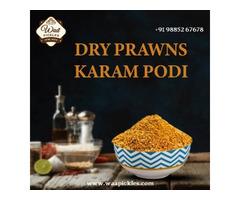 Best Dry prawns karam podi Andhra Pradeh