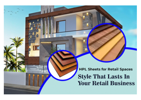 HPL Sheets for Retail Spaces: