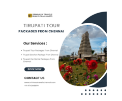 Tirupati Tour Package from Chennai | Srinivasa Travels Chennai