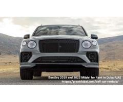 Bentley 2019 and 2022 Model for Rent in Dubai UAE