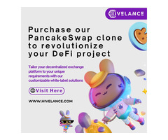 Get Elite PancakeSwap Clone script at Hivelance