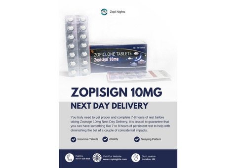 Zopisign 10mg Next Day Delivery