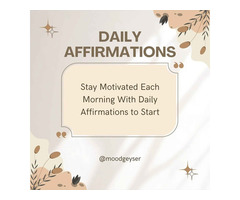 Boost Your Day with Daily Affirmations from Mood Geyser