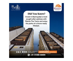 2 and 3bhk Gated Community Flats in Bachupally | The Twinz by Risinia