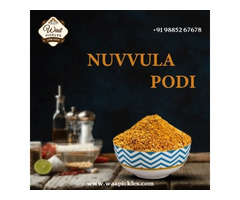 Best Nuvvula podi in Andhra Pradesh