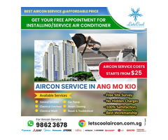 Aircon service in Ang Mo Kio, Singapore