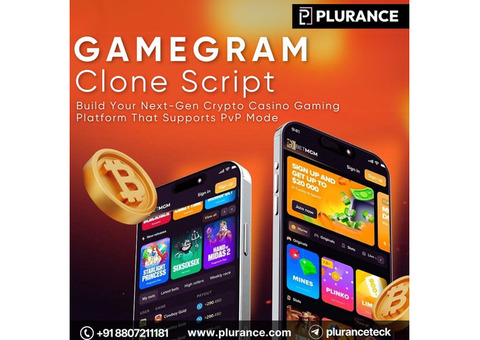 Build your next-gen crypto casino gaming platform with gamegram clone