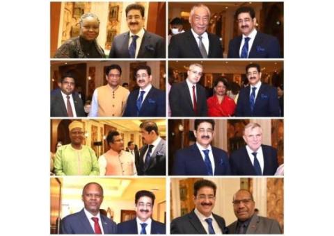 Sandeep Marwah Honoured on National Day of Gabon