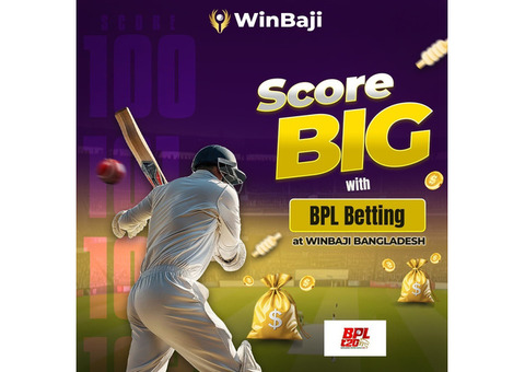 Bet Live on BPL Cricket Online at Winbaji