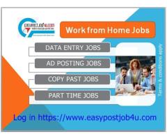 Earn money online by doing data entry, ad posting work