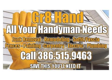 Gr8 Hand All Your Handyman Needs