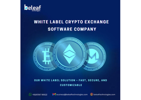 Leading White label crypto exchange Company - Beleaf Technologies