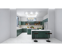 G-Shaped Kitchen Design by Indo Furnishing