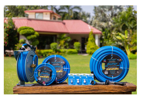Kink-Free Rubber Garden Hoses & Reels
