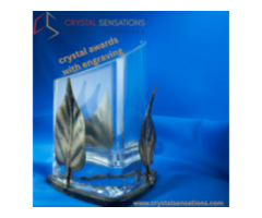 Premium Crystal Awards with Custom Engraving - Crystal Sensation