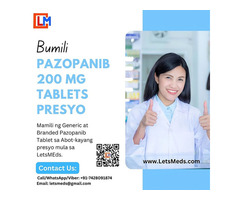 Why Pay More? Discover Affordable Pazopanib Tablets Philippines!