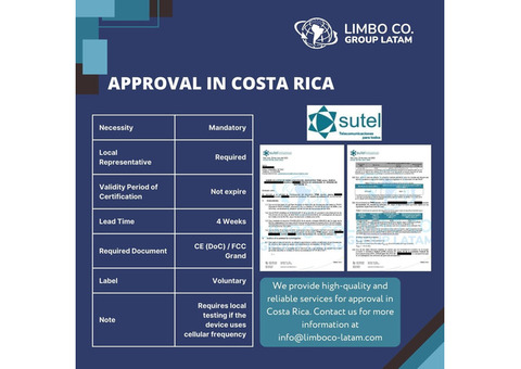 Type Approval in Costa Rica
