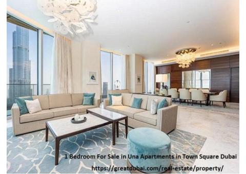 1 Bedroom For Sale in Una Apartments in Town Square Dubai
