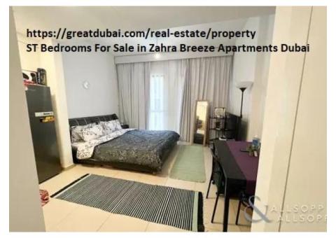 ST Bedrooms For Sale in Zahra Breeze Apartments Dubai