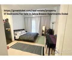 ST Bedrooms For Sale in Zahra Breeze Apartments Dubai