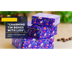 Buy premium quality tin boxes with lid online