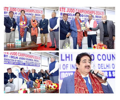 Sandeep Marwah Honoured at Indira Gandhi Stadium for Outstanding Sport