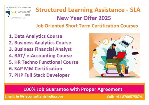 Data Analyst Course in Delhi, 110040. Data Analyst Course