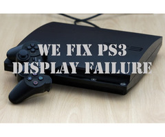 {PS3} DISPLAY FAILURE