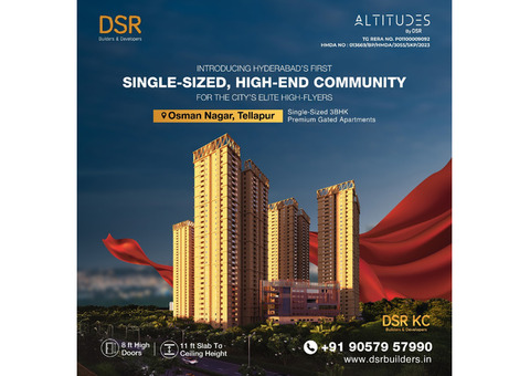 3BHK flats for sale in osman nagar