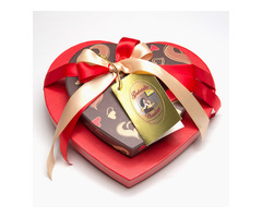 Valentine's Day Dark Chocolate Heart Box – Perfect Gift