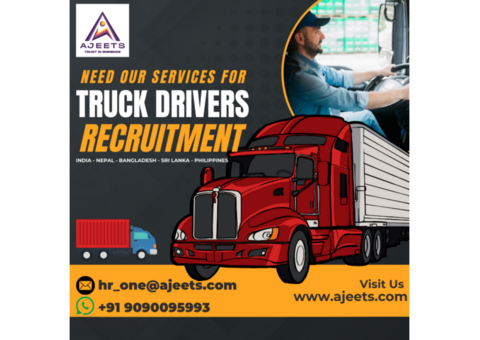 Hire Professional Truck Drivers in Gulf Countries