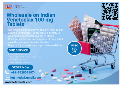 Generic and branded Venetoclax 100 mg Tablets Online