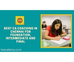 Best CA Coaching in Chennai for Foundation, Intermediate and Final