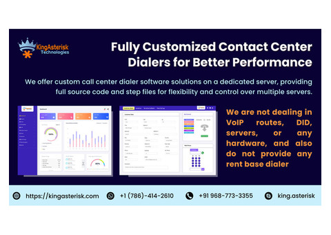 Fully Customized Contact Center Dialer Solutions-KingAsterisk
