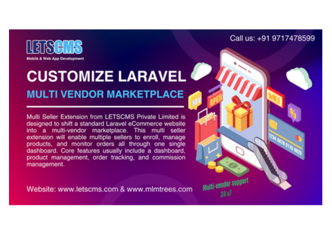 Customize Laravel Multi Vendor Marketplace eCommerce PHP