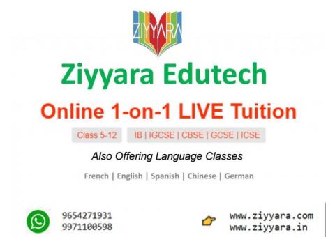 Get The Best One-On-One Live Online Tuition Classes