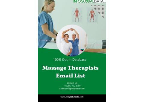 Buy 100% Opt-In Massage Therapist Contact Database