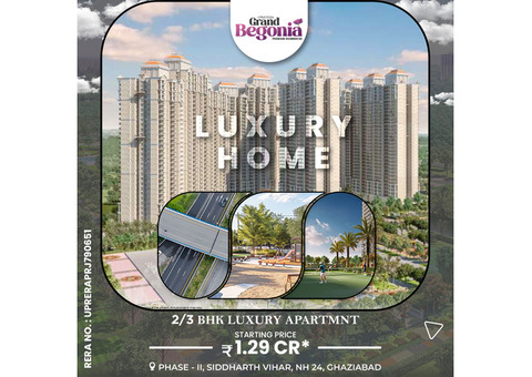 Prateek Grand Begonia - 2 BHK Apartment in Siddharth Vihar, Ghaziabad
