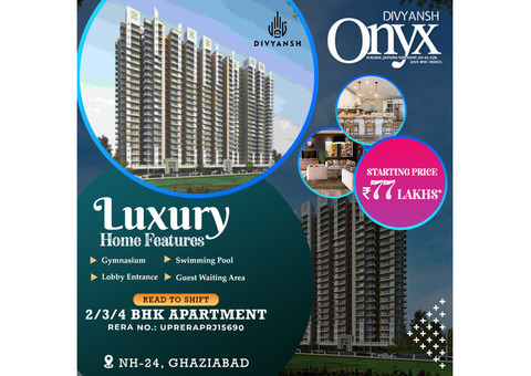 2 BHK Apartment  in Ghaziabad - Divyansh Onyx