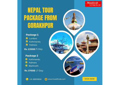 Gorakhpur to Nepal Tour Package, Nepal Tour Package from Gorakhpur