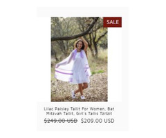 Celebrate The Spiritual Journey with Girls Tallit from Galilee Silks!