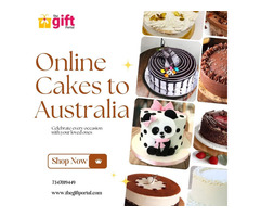 Delight your loved ones by sending online cakes to Australia