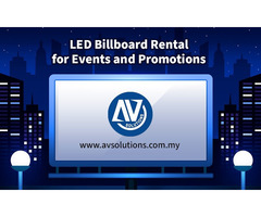 LED Billboard Rental for Events and Promotions