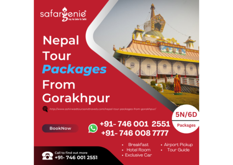 Book Nepal Tour Packages from Gorakhpur -SafarGenie