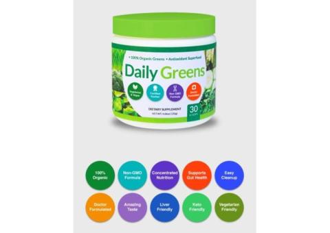 Organic Greens Smoothie Formula For Weight Loss And Body Detox.