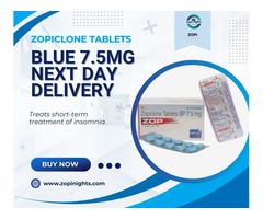 Zopiclone Tablets Blue 7.5mg Next Day Delivery